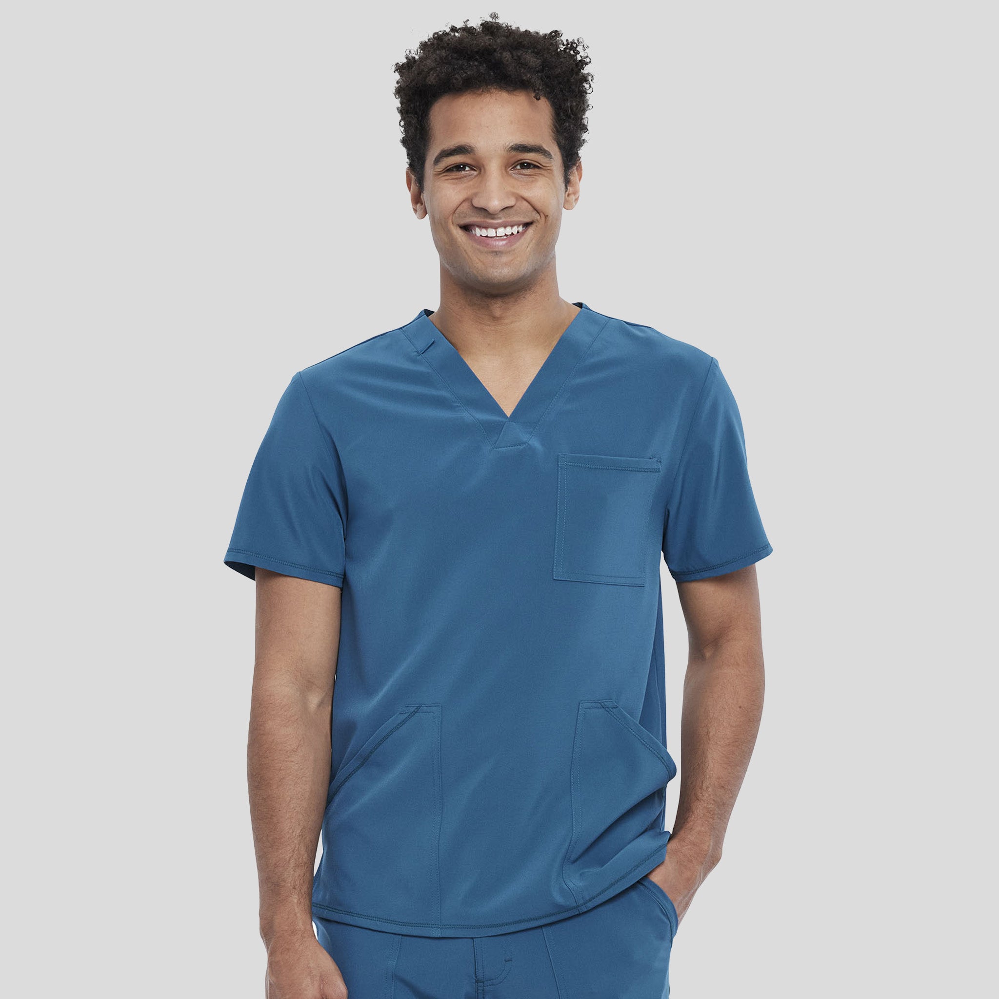 Men's V-Neck Top | Caribbean