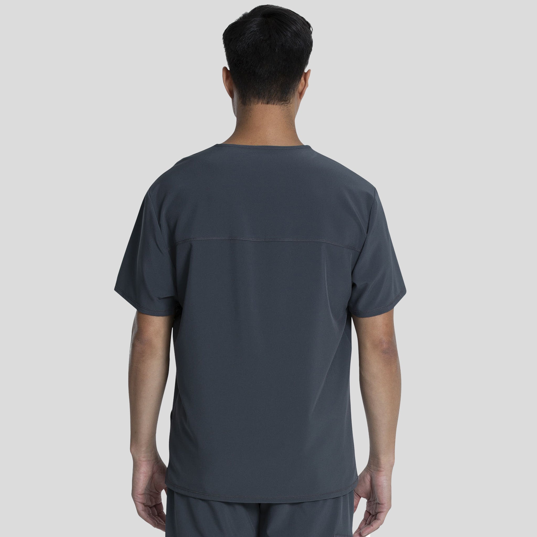 Men's V-Neck Top | Pewter